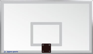 Basketball System - Titan (Powder Coated) Black (6 in. x 6 in. Pole with 6 ft. Offset) - 72 in. Glass Backboard - Flex Rim Goal